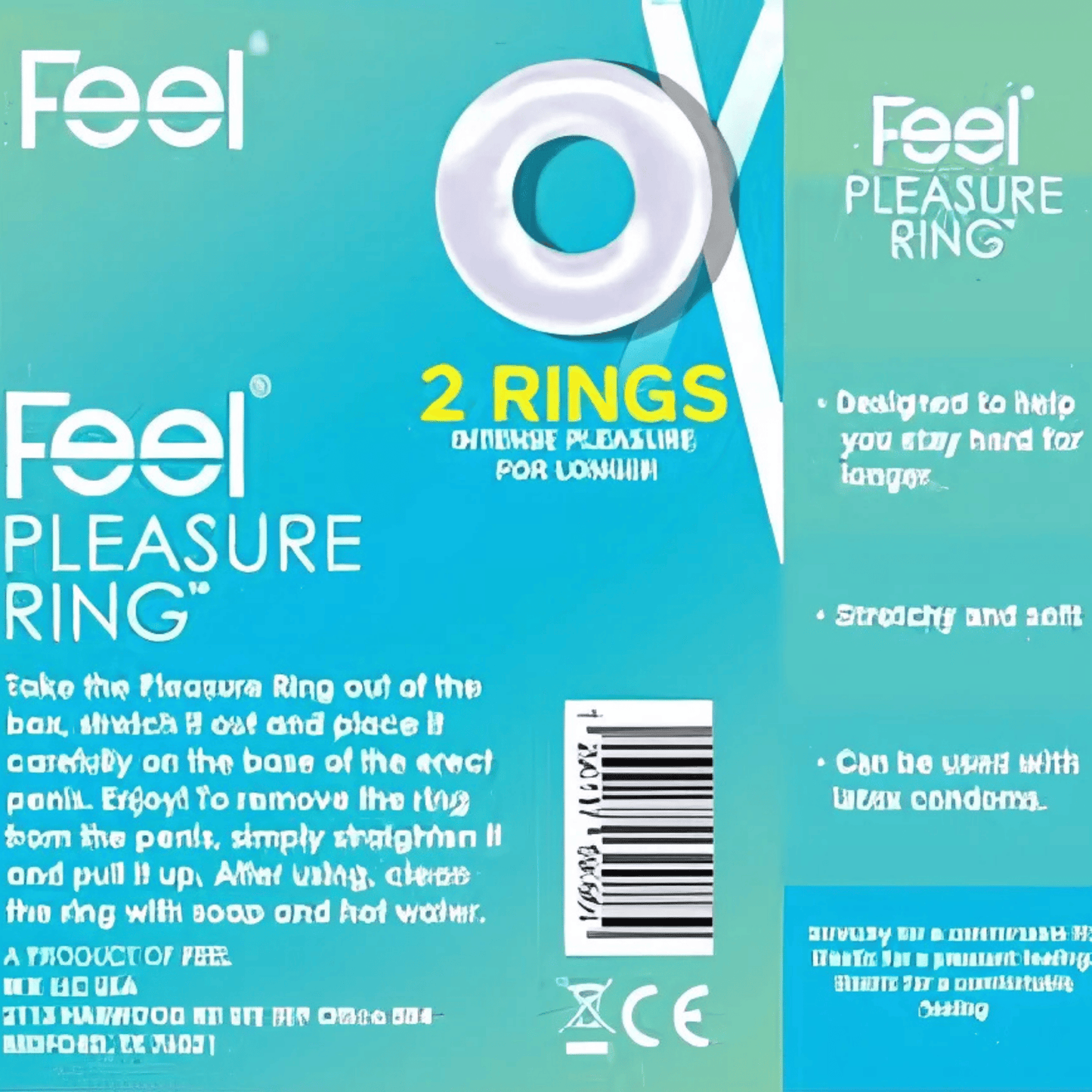 Feel Pleasure Ring 2 Rings Intense Pleasure For Longer