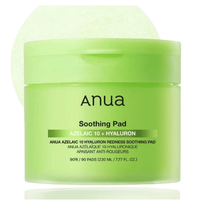 Anua Azelaic Acid 10 Hyaluron Redness Soothing Pad (90 pads / 230ml)