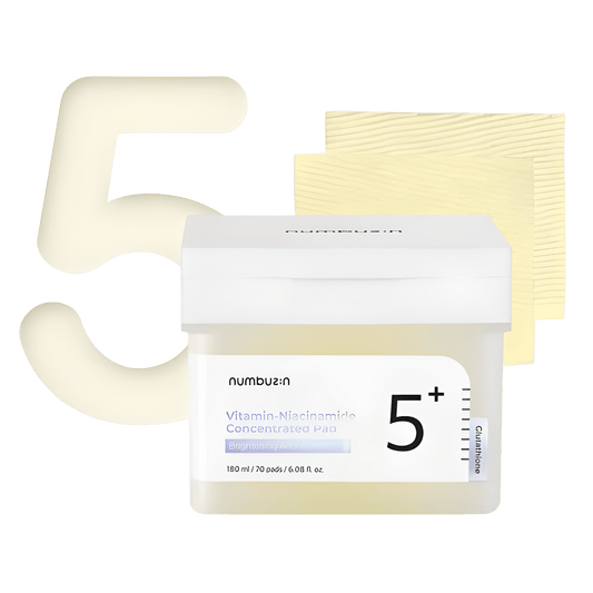 Numbuzin No. 5 Vitamin Niacinamide Concentrated Toner Pads (70pcs) Available At SkinStash.pk