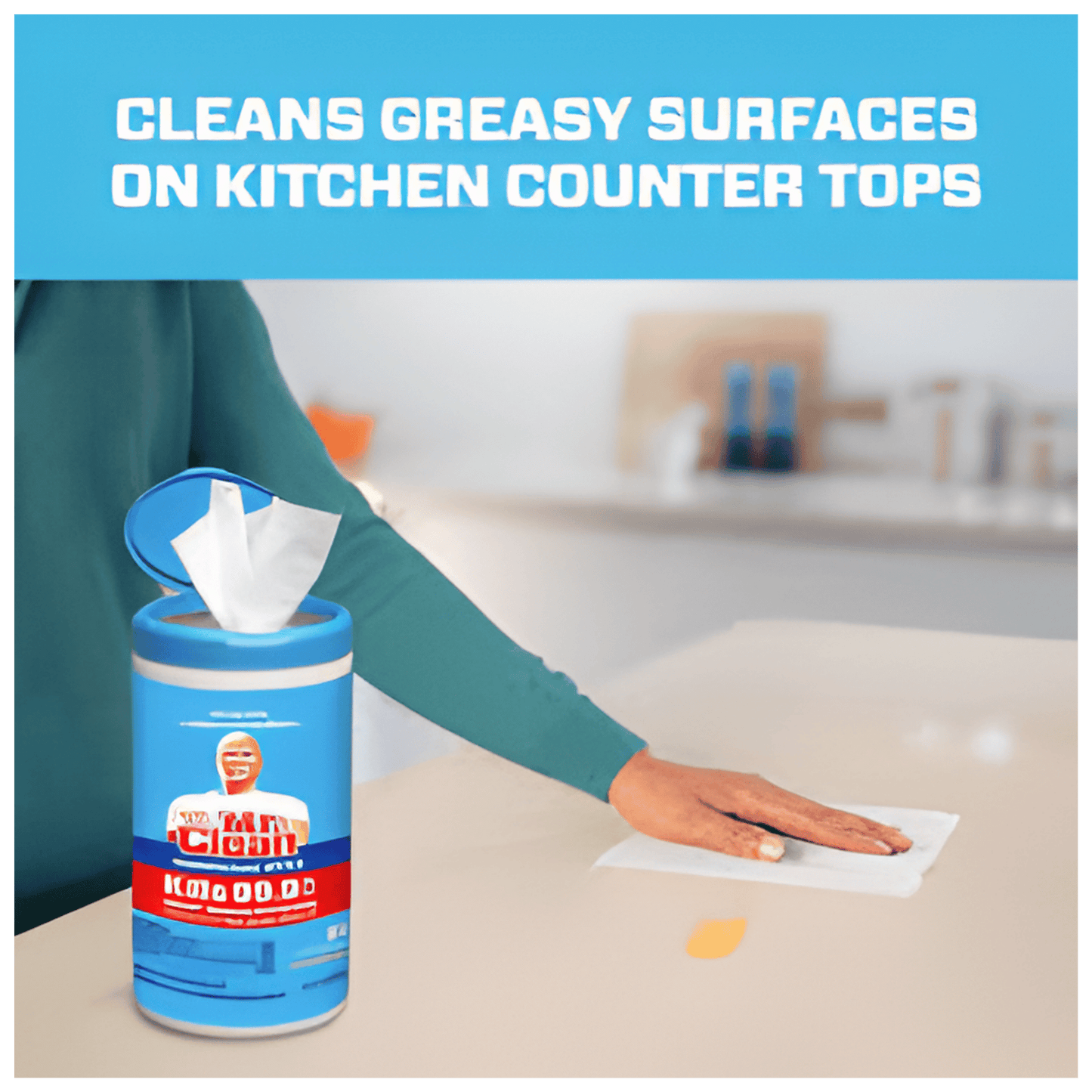 Mr. Clean Disinfecting Wipes Citrus Scent Powerful Cleaning Wipes Available in Pakistan