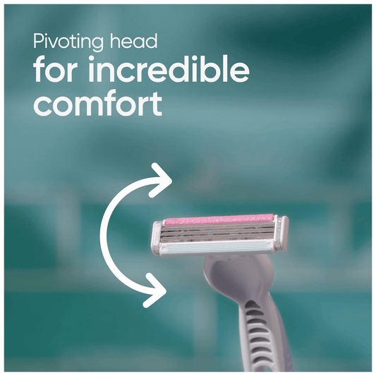 Gillette Simply Venus 3 Blade Disposable Razors pack of 4 Razors