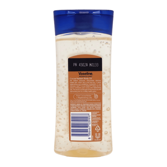 Vaseline Cocoa Butter Body Oil Gel  Gentle Hydration & Glow in Pakistan