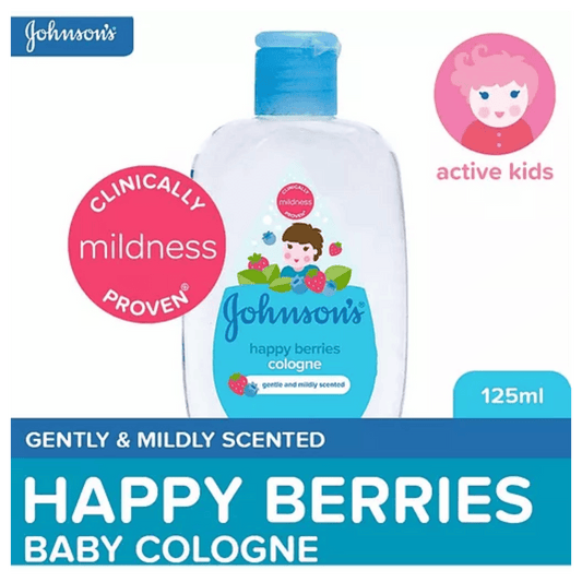 Johnson’s Baby Cologne Happy Berries Soft & Fresh Fragrance for Babies Available in Pakistan