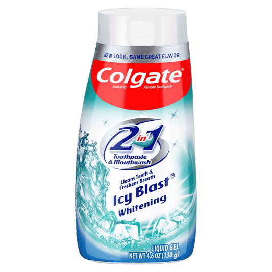 Colgate 2 in 1 Icy Blast Toothpaste & Mouthwash Dual Freshness Formula Available in Pakistan