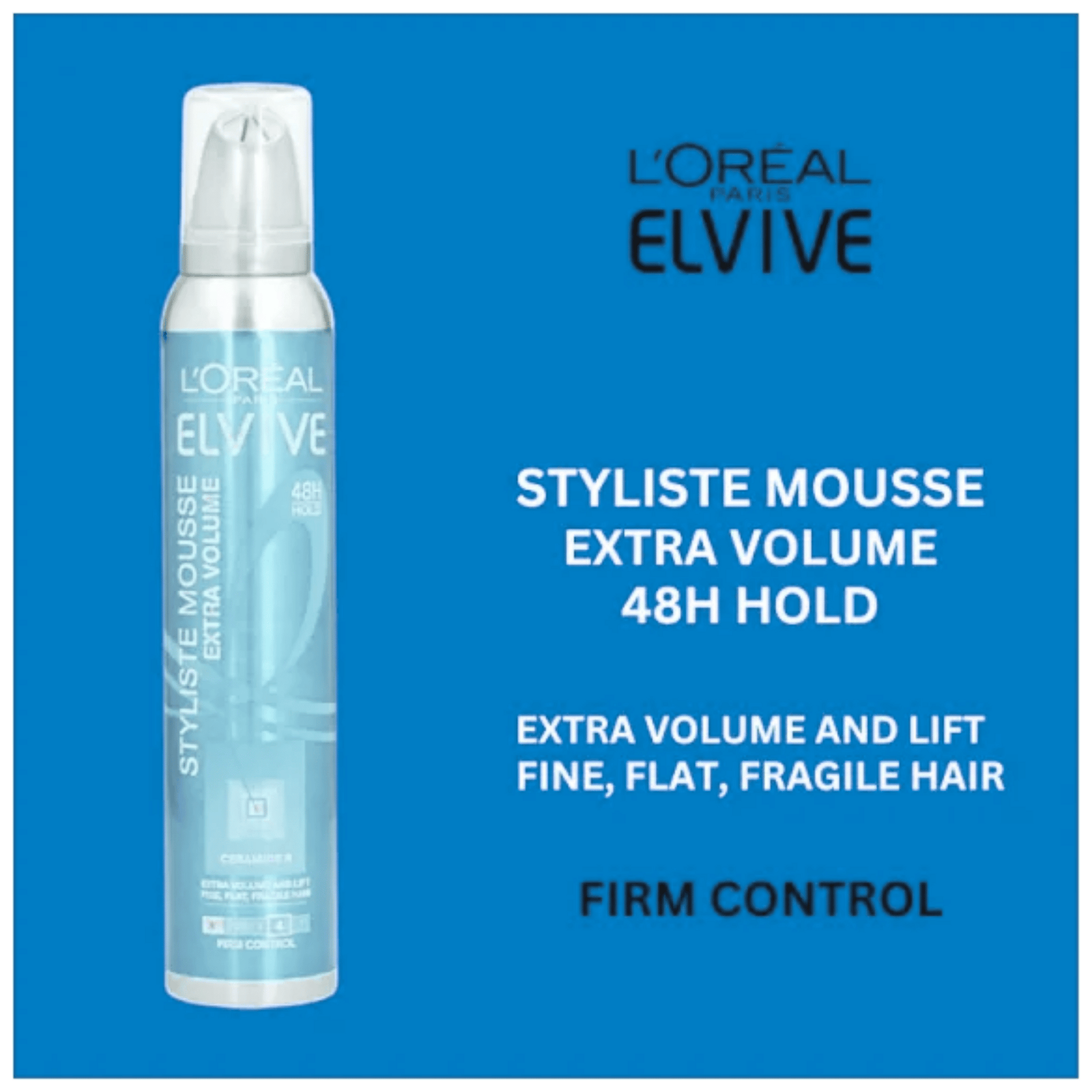 L’Oréal Elvive Styliste Extra Volume Fine Hair Mousse Available in Pakistan