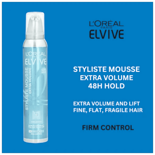L’Oréal Elvive Styliste Extra Volume Fine Hair Mousse Available in Pakistan
