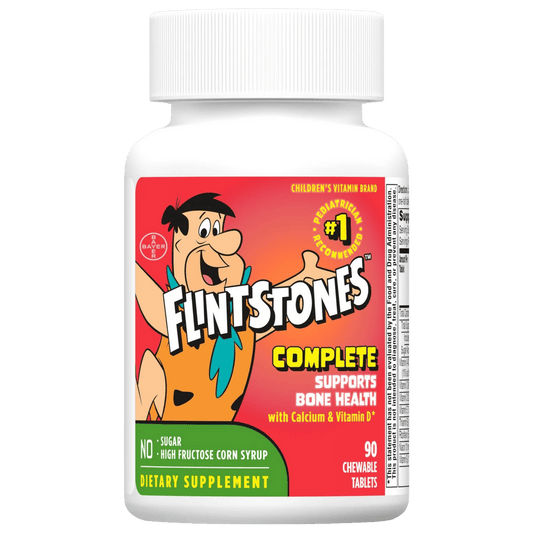 Flintstones Complete Chewable Kids Vitamins 90ct bottle