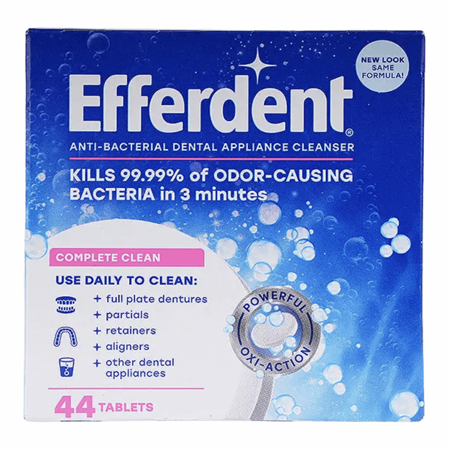 Efferdent Complete Clean Anti-Bacterial Dental Appliance Cleanser