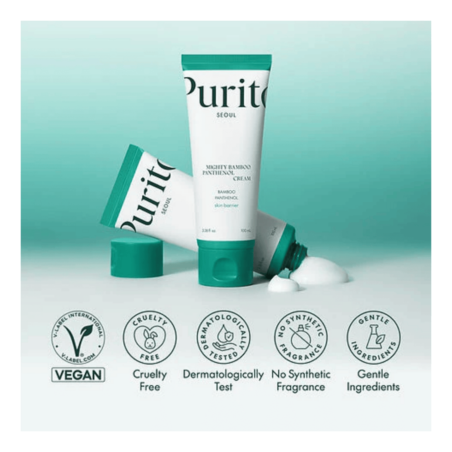 Purito Seoul Mighty Bamboo Panthenol Cream (100ml)