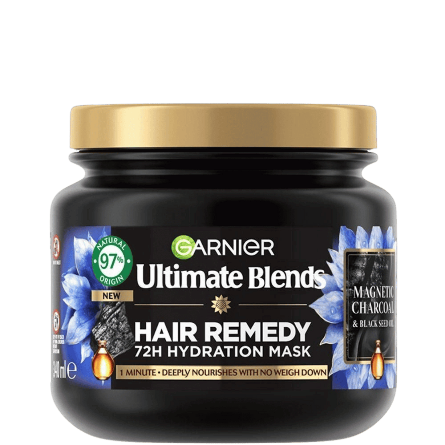 Garnier Ultimate Blends Charcoal Hair Remedy Mask (340ml)