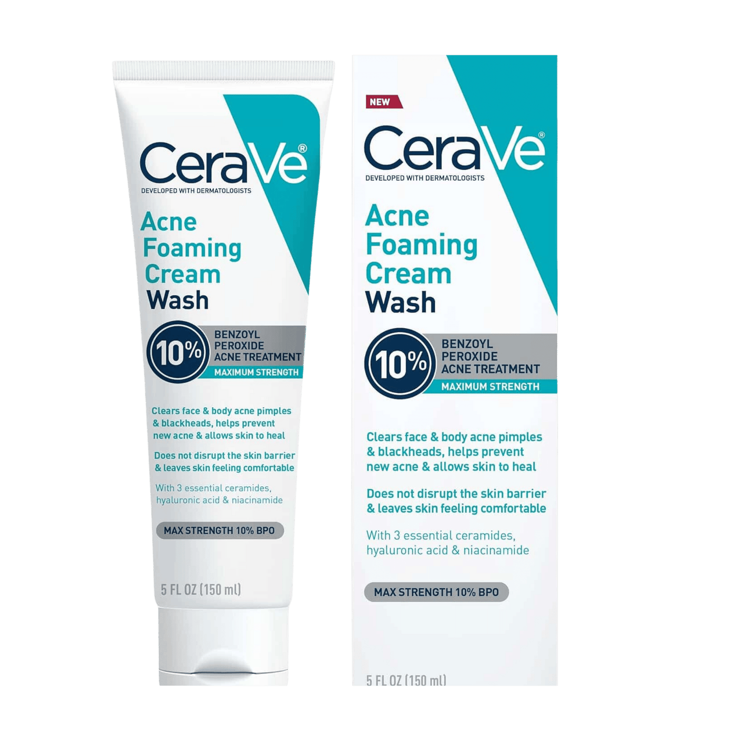 CeraVe Acne Foaming Cream Wash 10%
