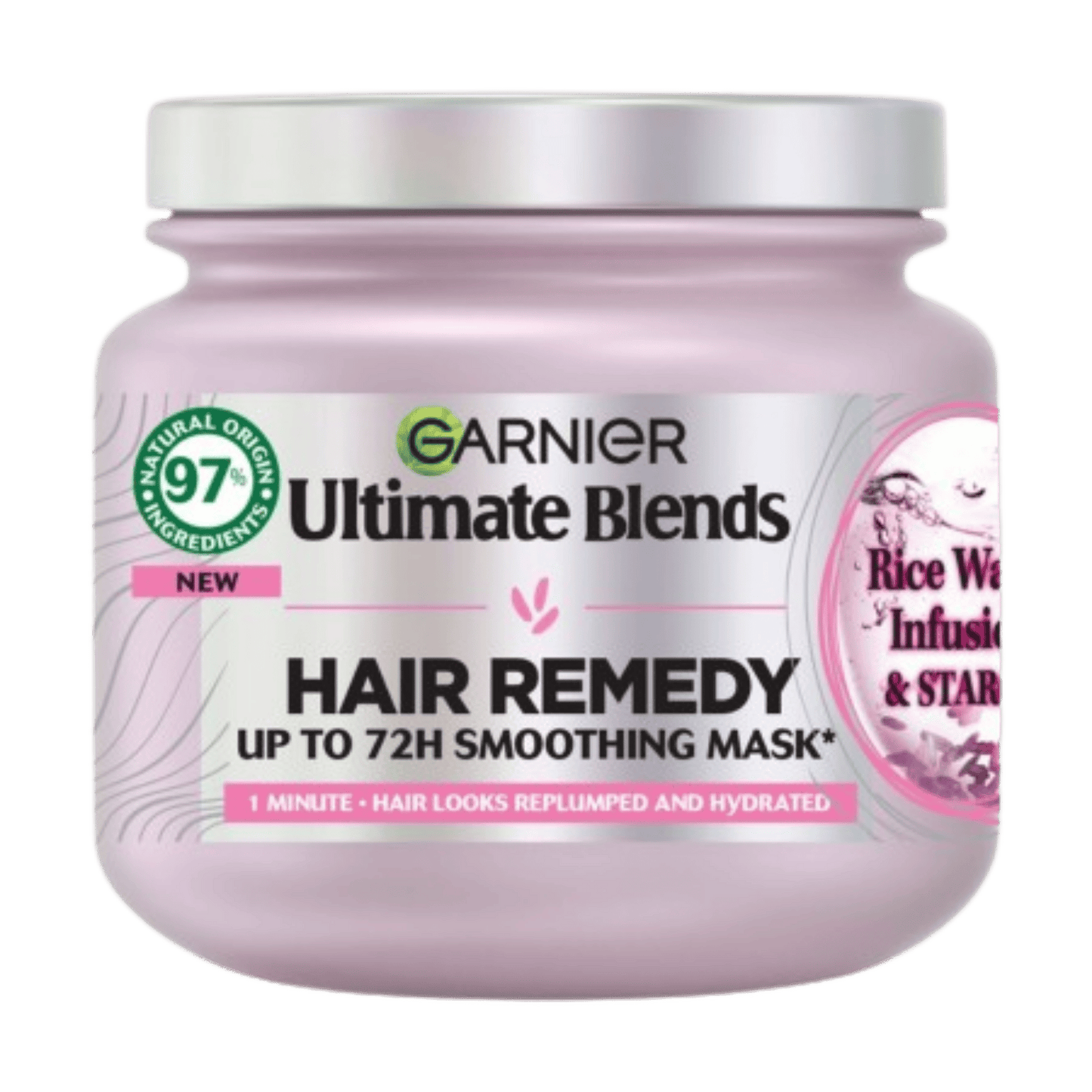 Garnier Ultimate Blends Rice Water Infusion & Starch Hair Remedy Mask (340ml)