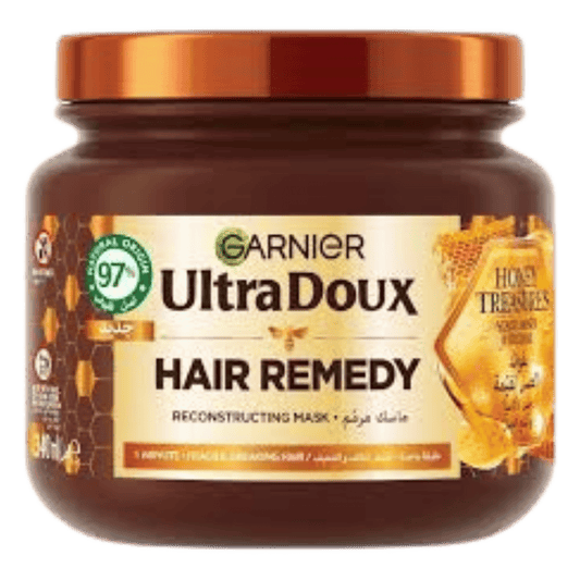 Garnier Ultra Doux Honey Treasures Hair Remedy(340ml) available at skinstash.pk