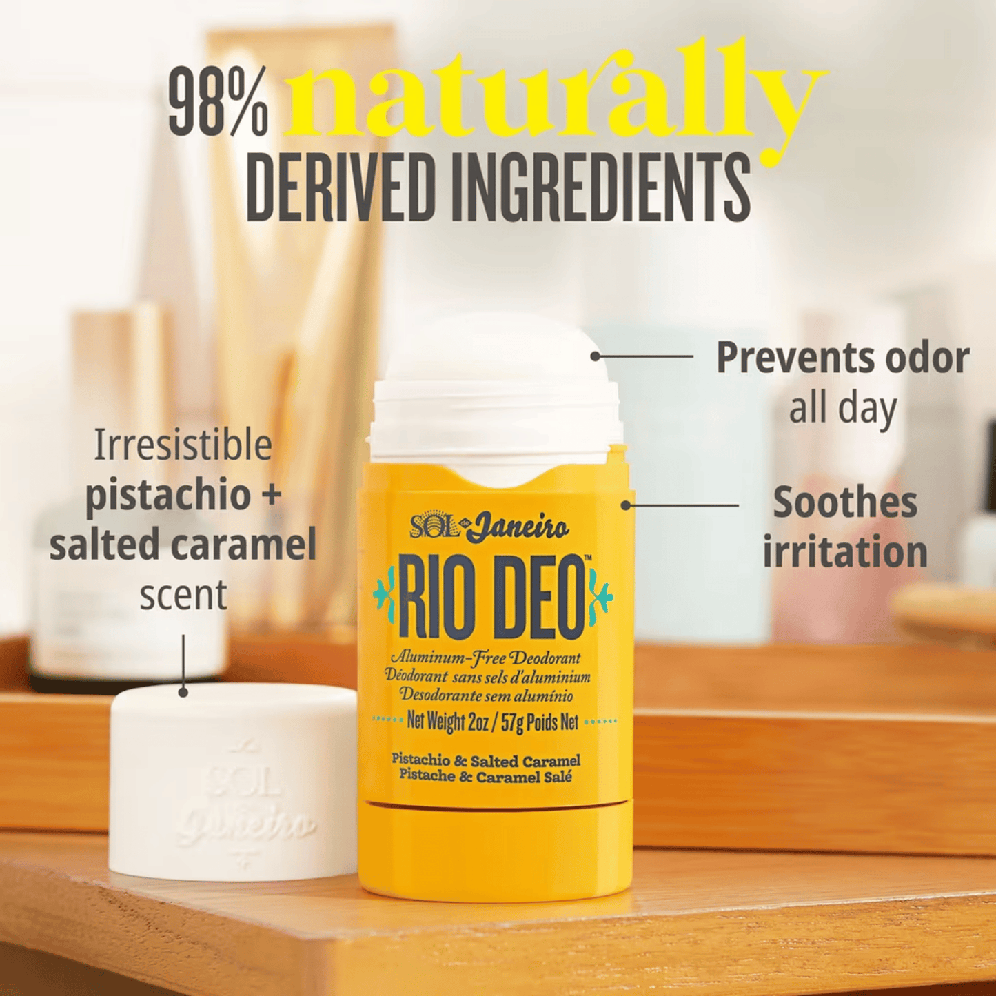 Sol de Janeiro Rio Deo Cheirosa '62 Aluminum-Free Refillable Deodorant (57 g)