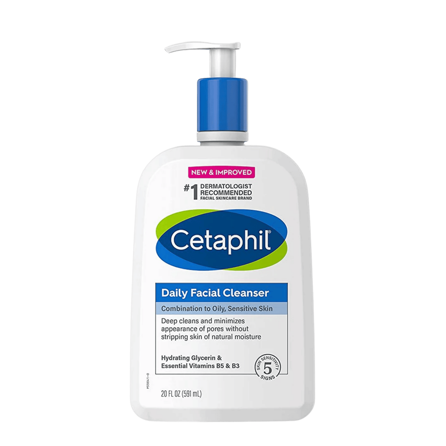 Cetaphil Daily Facial Cleanser Combination to Oily Sensitive Skin (591ml) available at skinstash.pk
