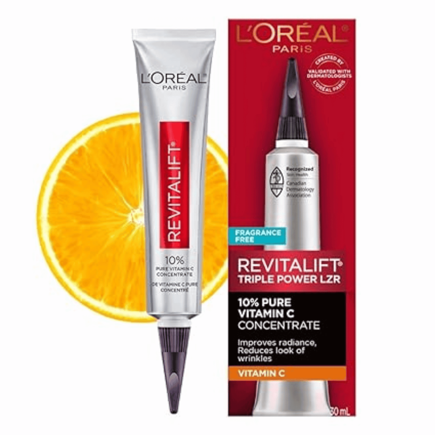 Buy Online L'Oreal Paris Revitalift 10% Pure Vitamin C Face Serum (30ml) From SkinStash!