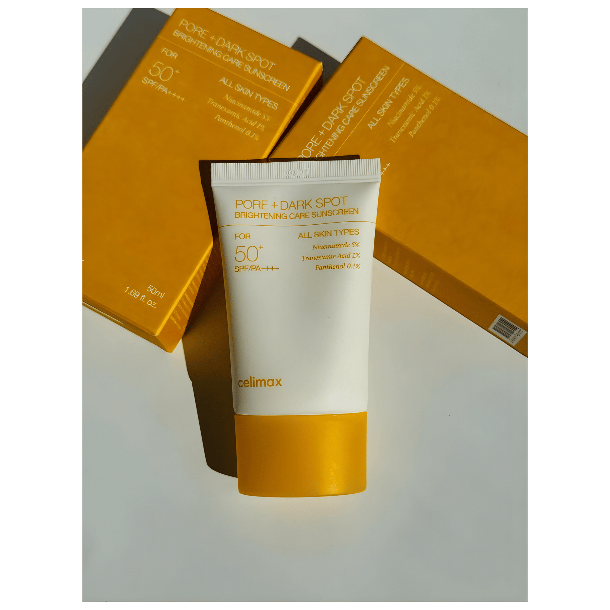 Celimax Pore + Dark Spot Brightening Care Sunscreen SPF Available in Pakistan