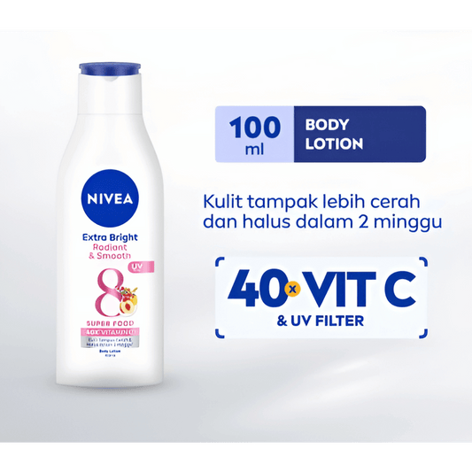 Nivea Extra Bright Radiant & Smooth Super Food Body Lotion (100ml)