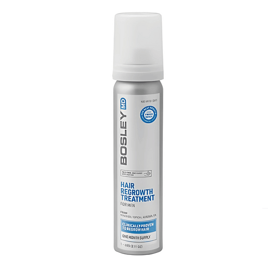 BosleyMD Men's 5% Minoxidil Foam for Hair Regrowth 1 Month Supply (60g)