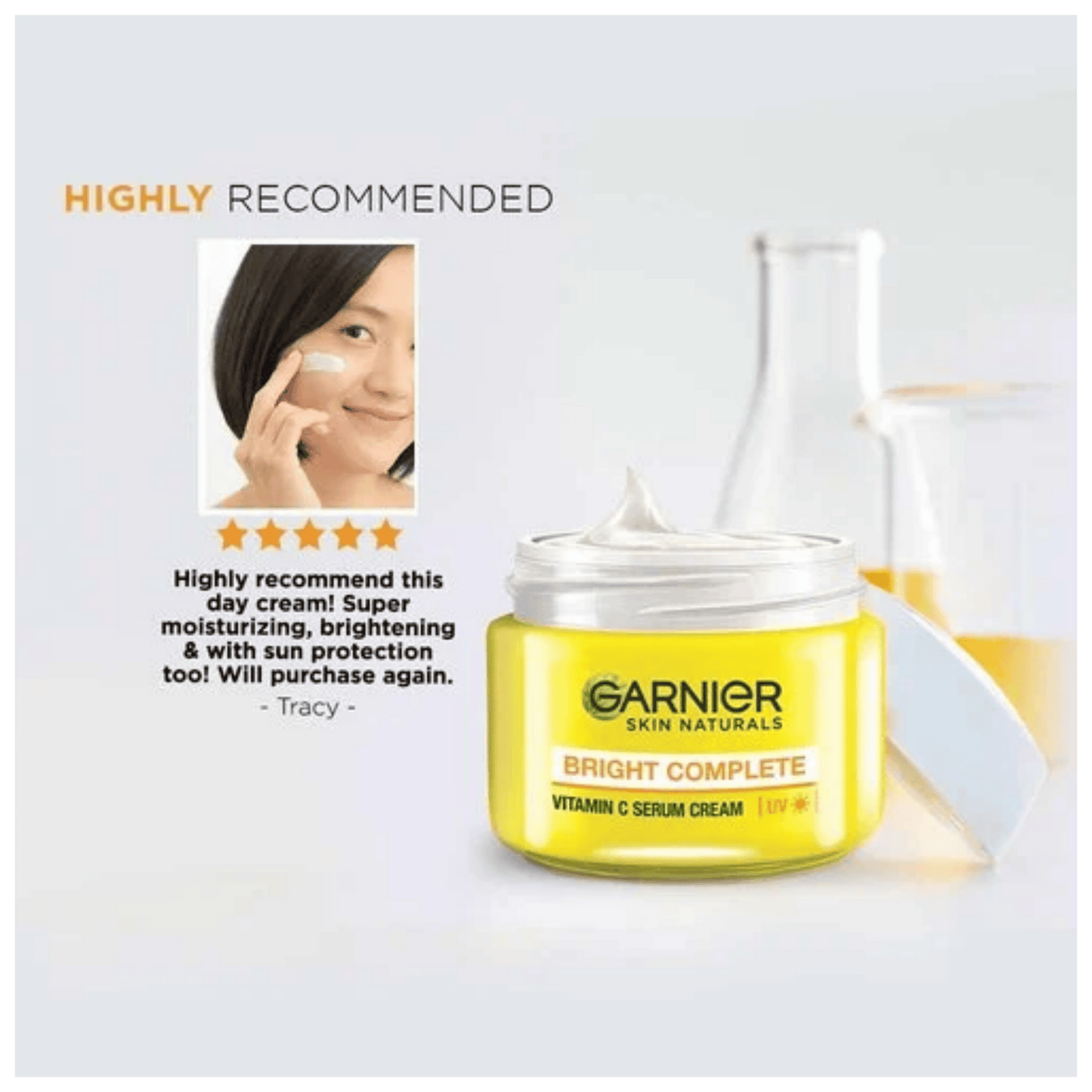 Garnier Bright Complete Vitamin C Serum Cream UV (45g)