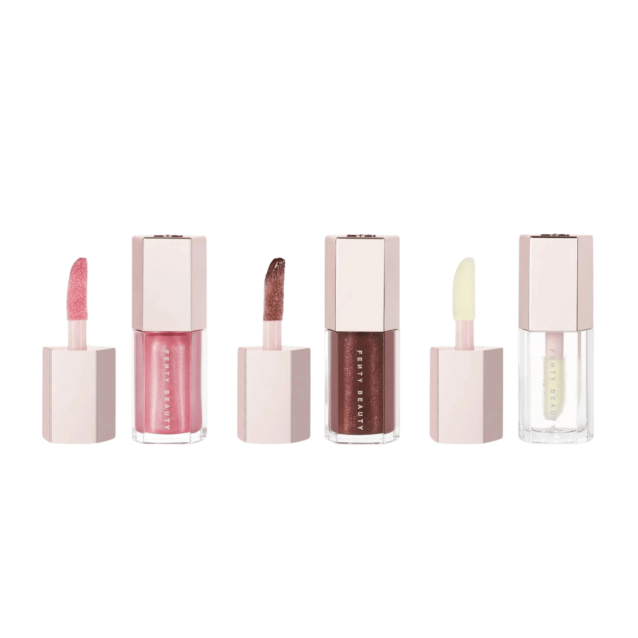 Fenty Triple Drip Gloss Bomb Trio 3 x 5.5 ml Fussy Hot Chocolit Gl SkinStash