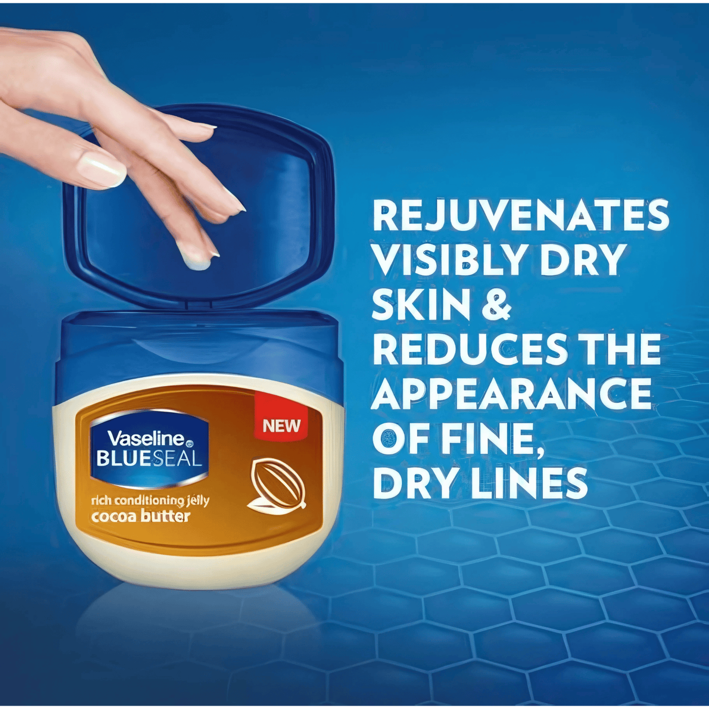 Vaseline Blueseal Rich Conditioning Jelly Cocoa Butter (50ml)