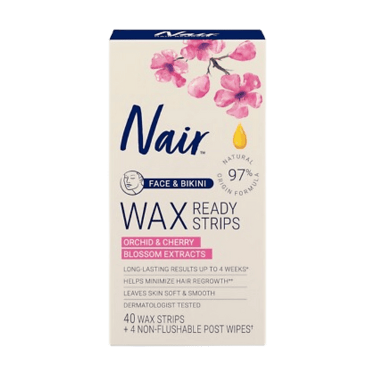 Nair Face & Bikini Wax Ready Strips ( 40 Wax Strips)
