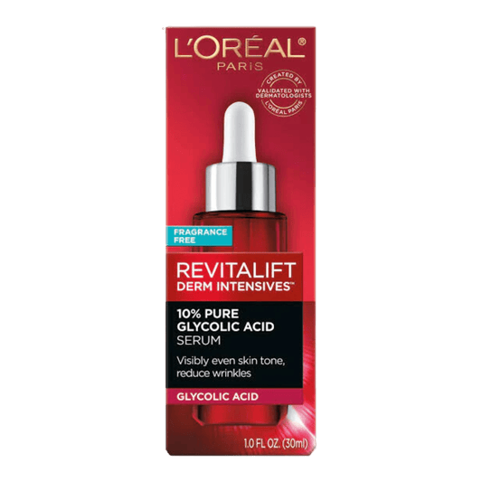 L'Oreal Paris Revitalift 10% Pure Glycolic Acid Face Serum (30ml)