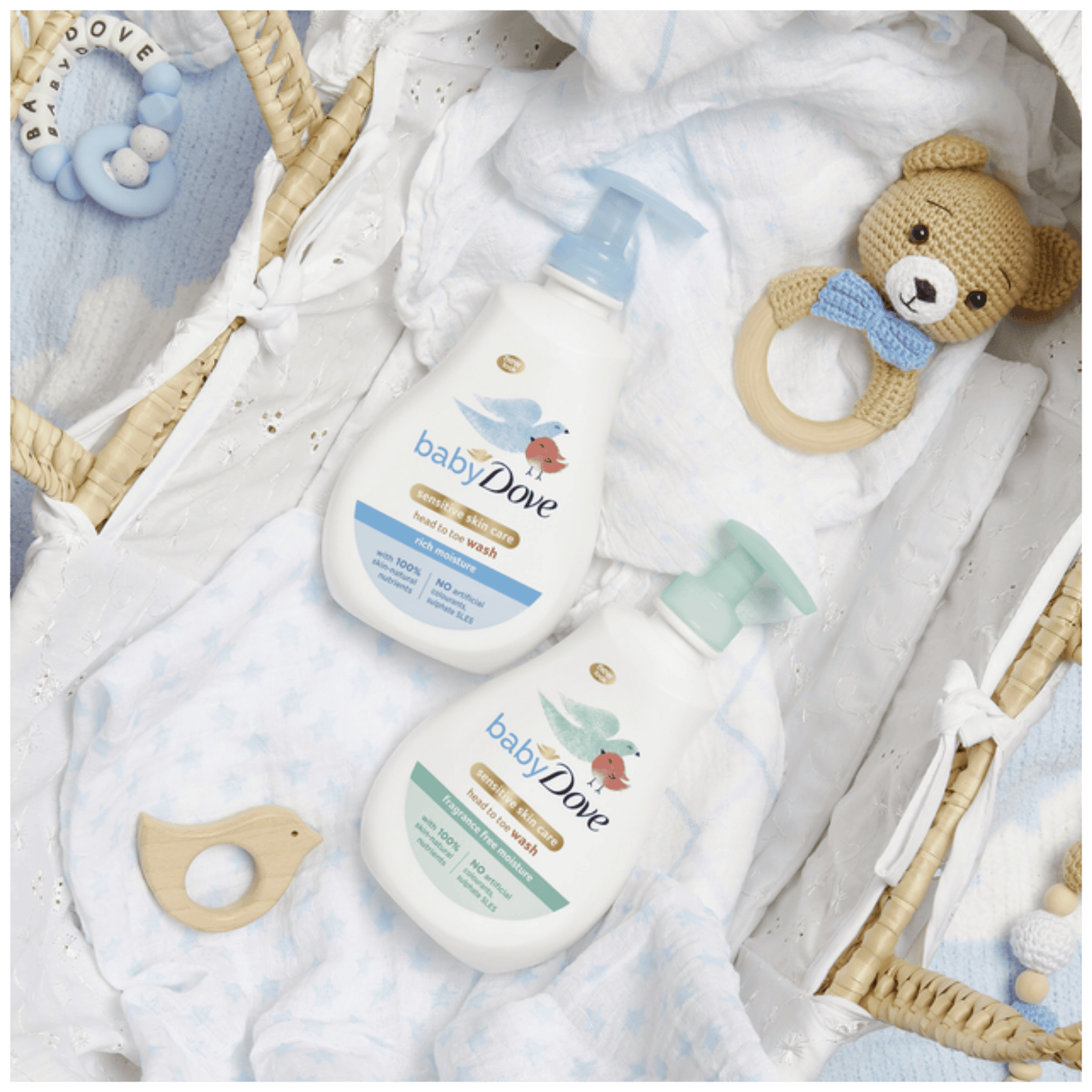 Dove Baby Rich Moisture Head To Toe Wash (400ml)
