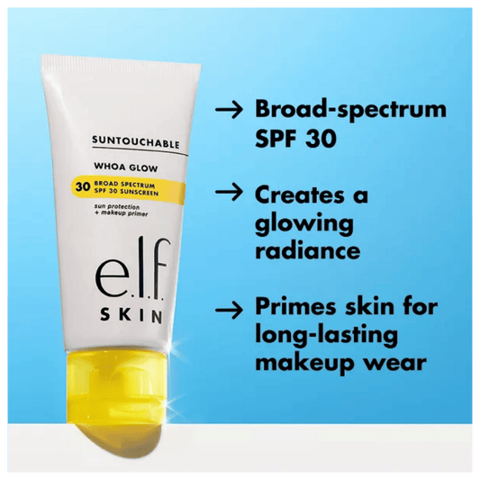 e.l.f. SKIN Suntouchable Whoa Glow Sunscreen Primer SPF 30 (50ml)