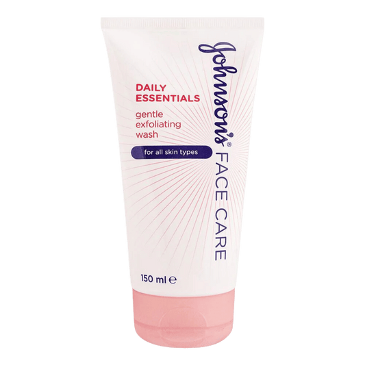 Johnson's Face Care Gentle Exfoliating Face Wash, For All Skin Types, (150ml)