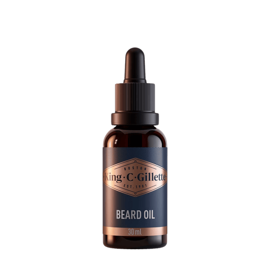 Avialable King C. Gillette Beard Oil, (30ml) In SkinStash!