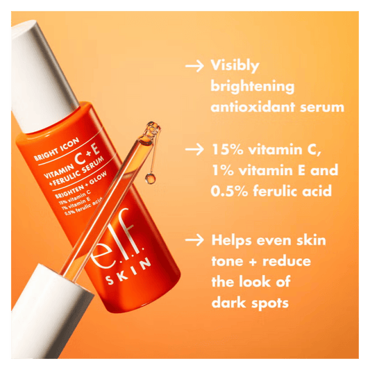 E.L.F Bright Icon Vitamin C + E + Ferulic Serum (30ml)