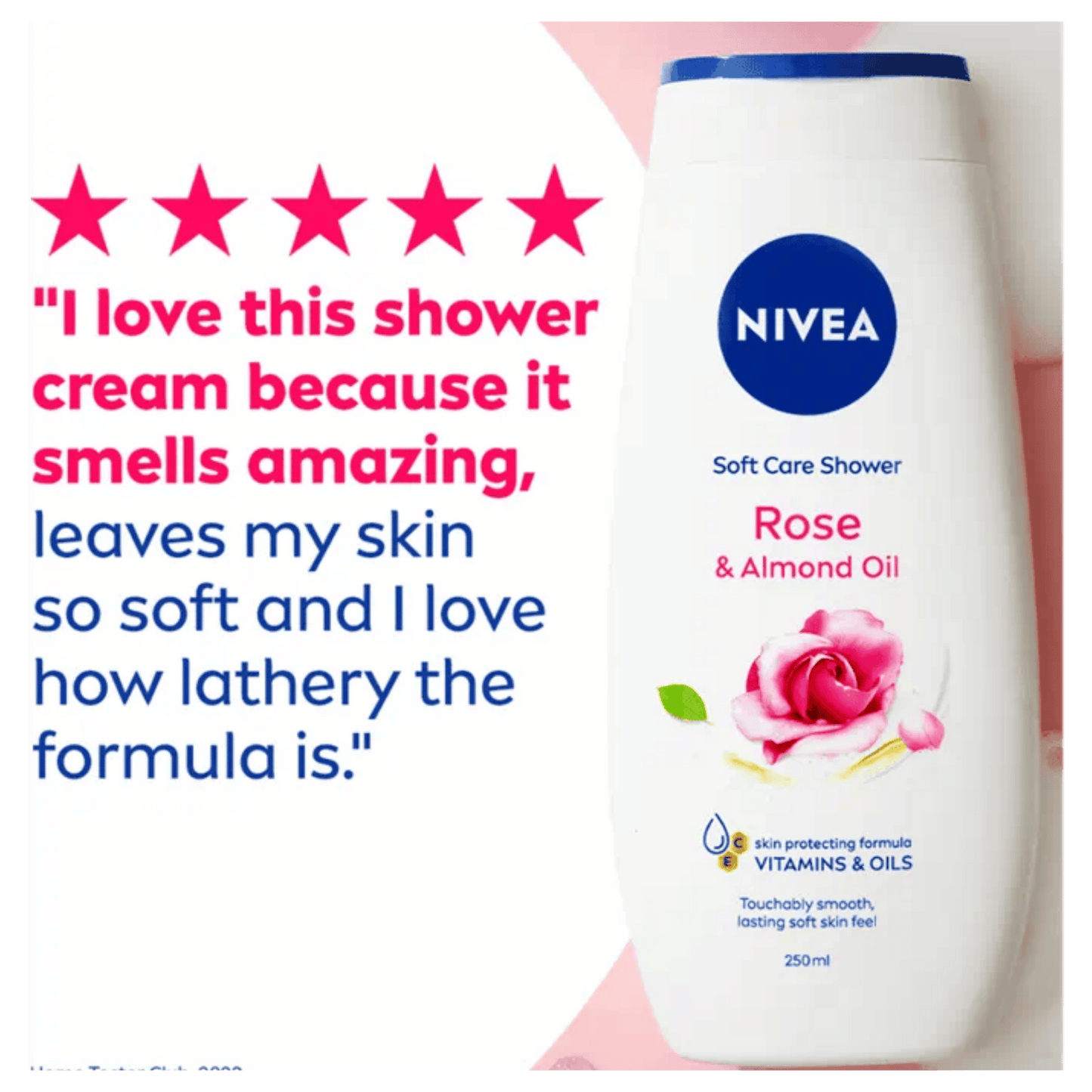 Nivea Rose & Almond Oil Shower Cream (250ml)