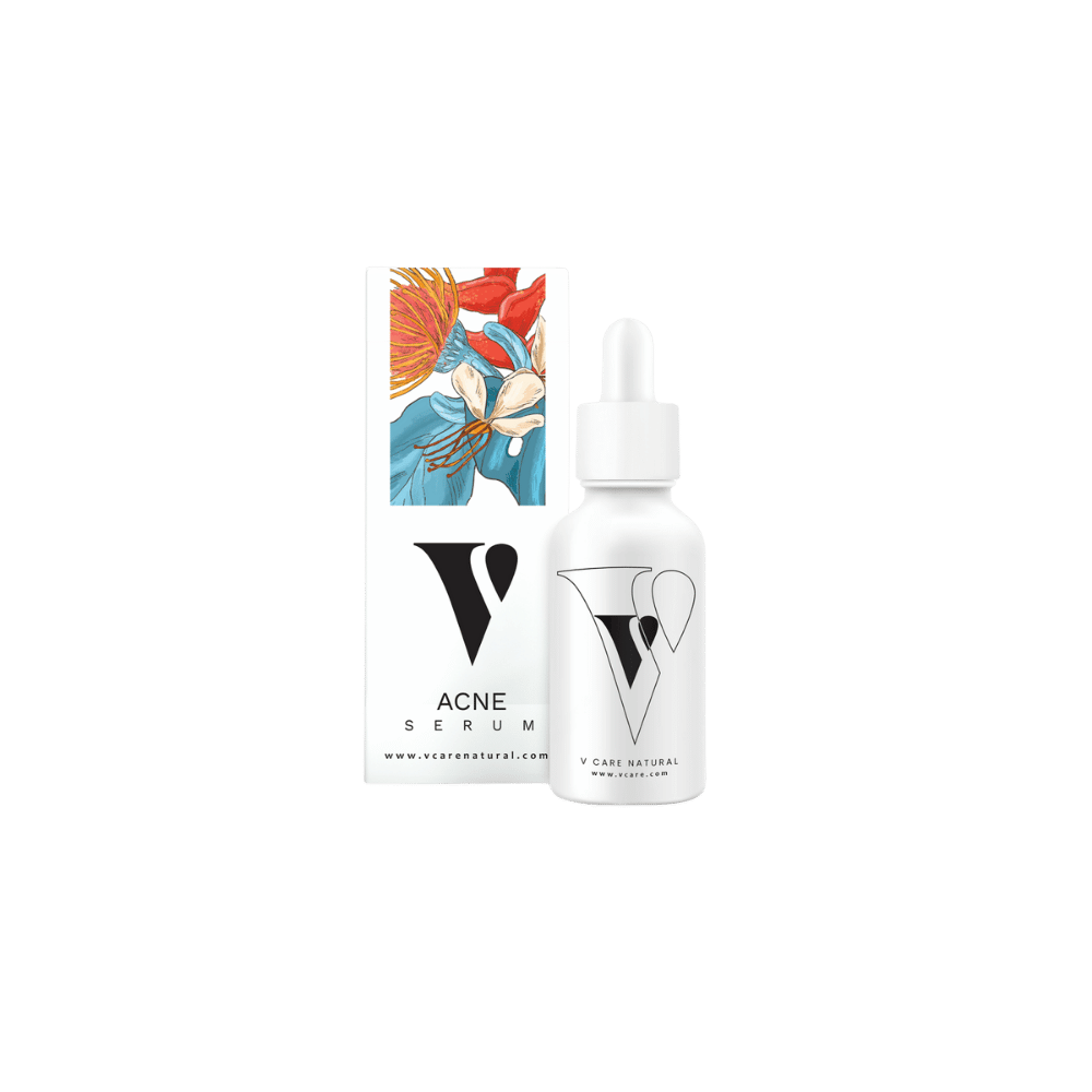 VCare Natural Acne Serum (30ml) – Targeted herbal acne treatment for clearer, blemish-free skin – Shop now at Skinstash.pk