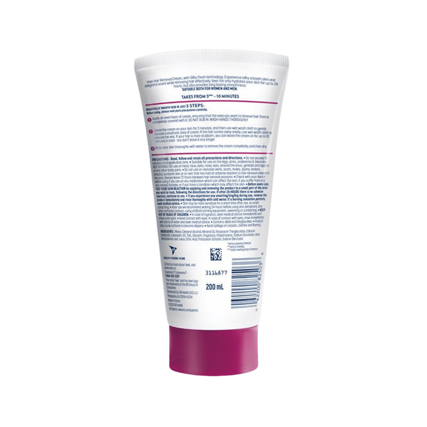 Veet Hair Removal Gel Cream Sensitive Skin Formula (200 ml)