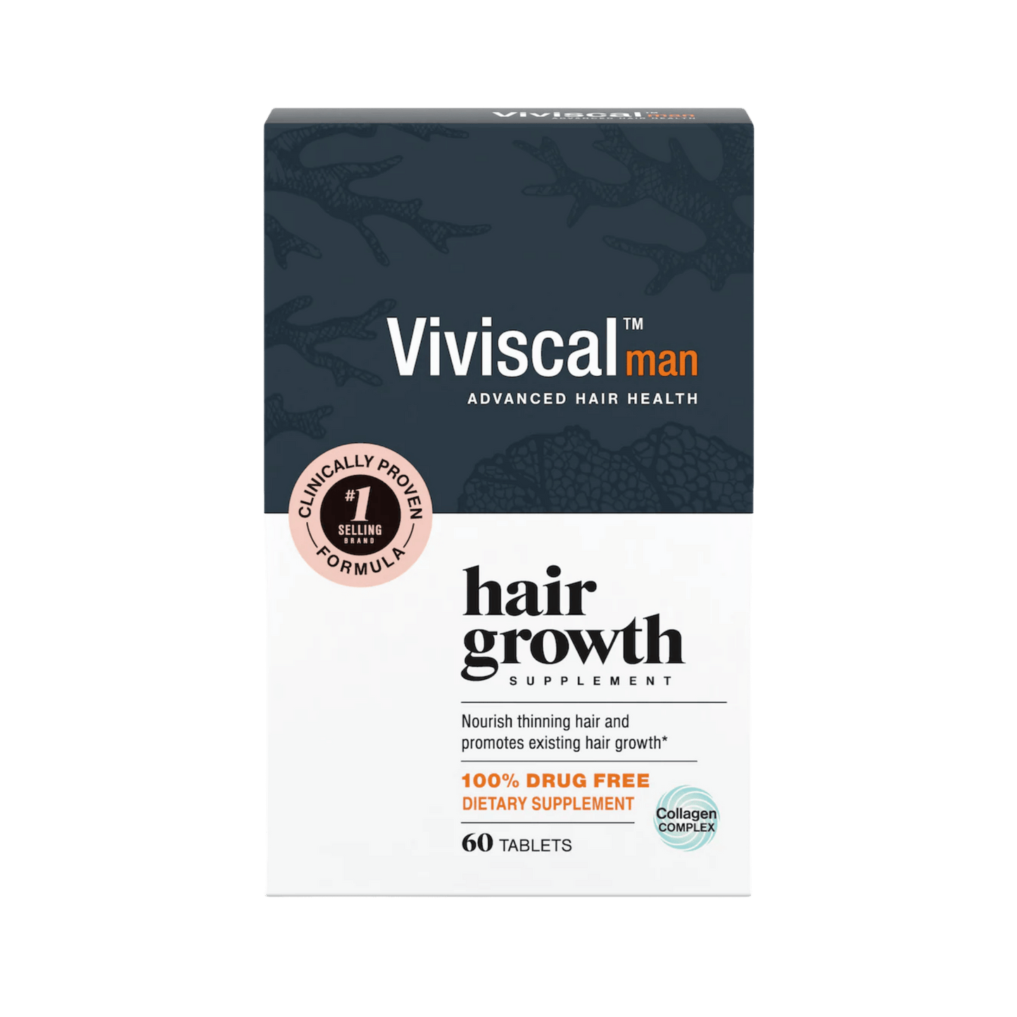 Viviscal Man Hair Growth Supplements 60 Tablets available at skinstash.pk