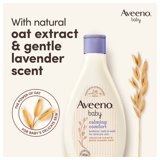Aveeno Baby Calming Comfort Bedtime Bath & Wash (250ml)