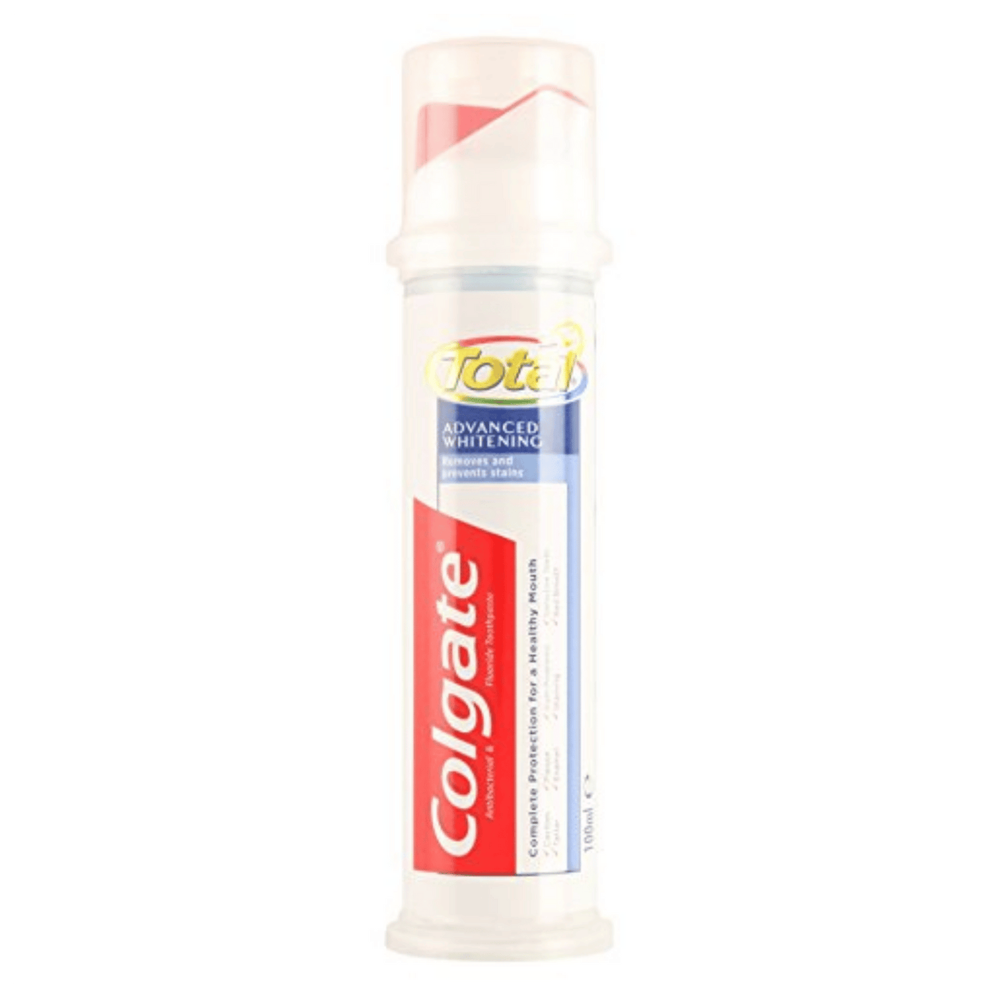 Colgate Total Advanced Toothpaste Pump Whitening  (100 ml)