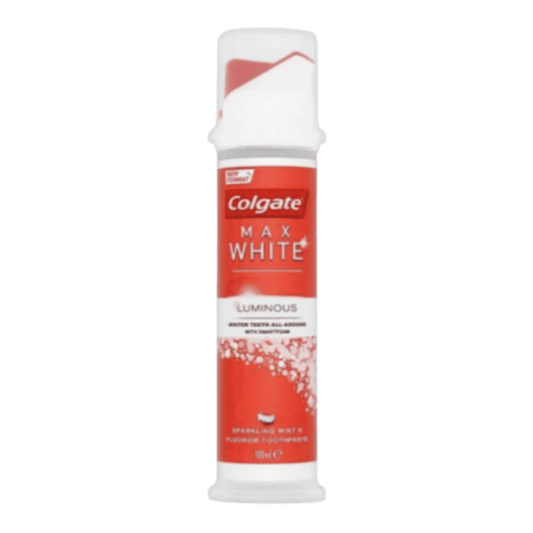 Colgate Max White Luminous Teeth Whitening Toothpaste Pump (100 ml)