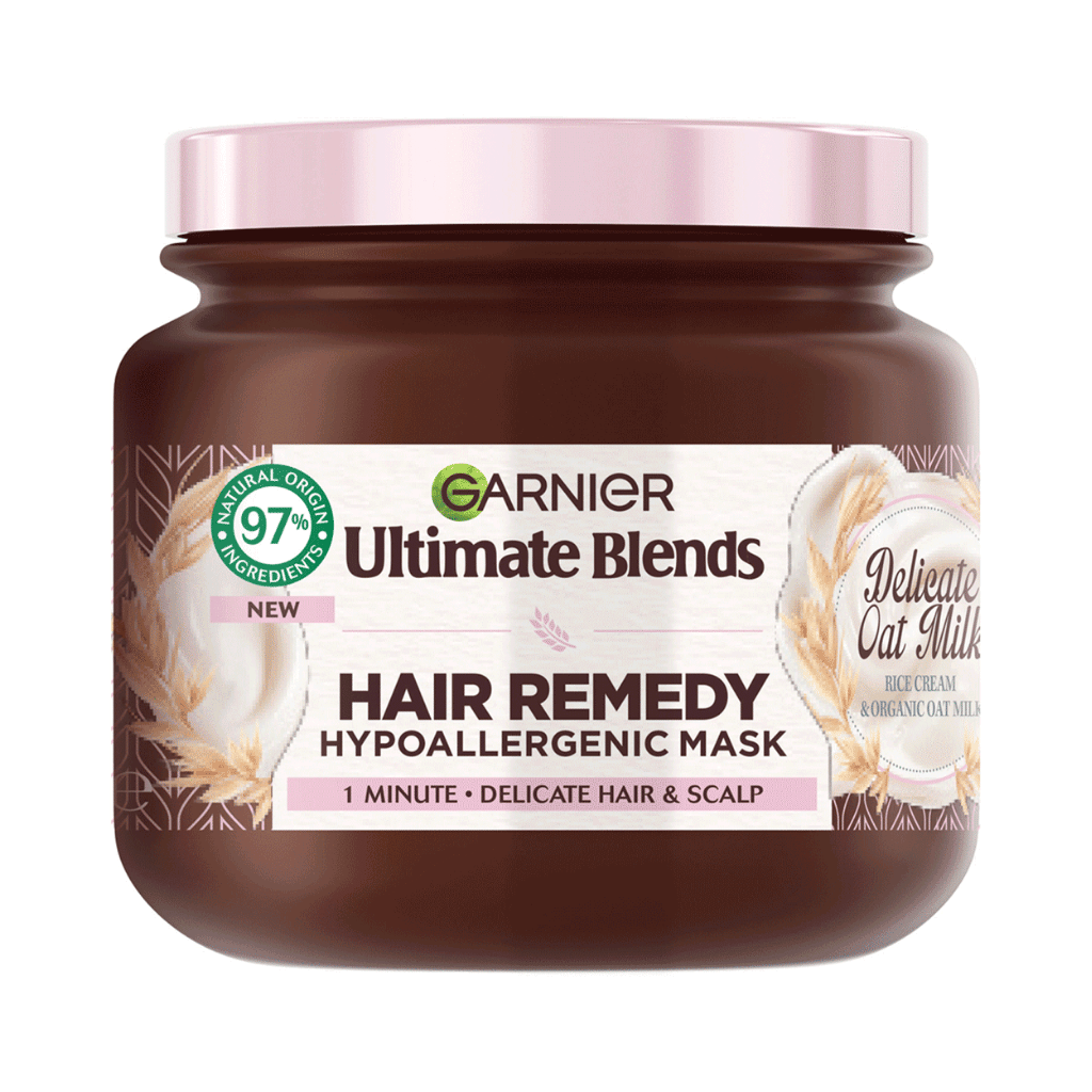 Garnier Ultimate Blends Hair Remedy Delicate Oat Milk Hypoallergenic Mask (340ml)