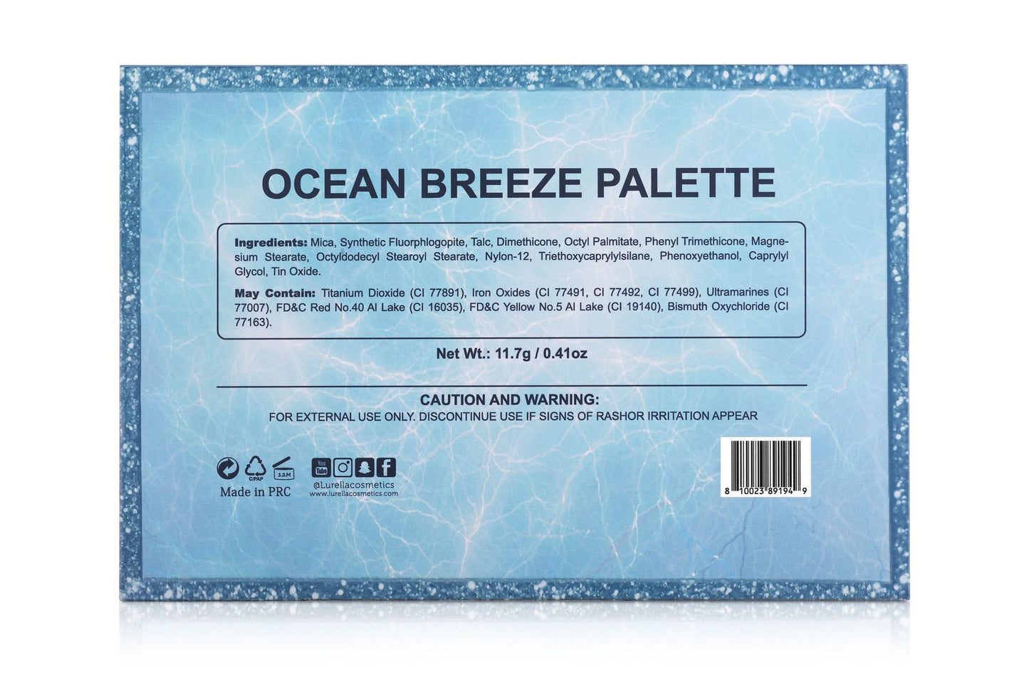 Lurella Cosmetics Ocean Breeze Eyeshadow Palette