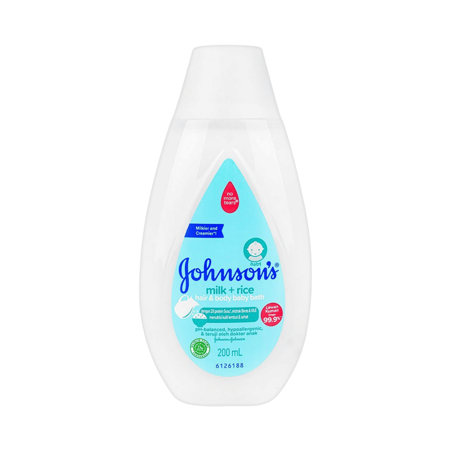 Johnsons Baby Bath Milk+ Rice (200 ml)
