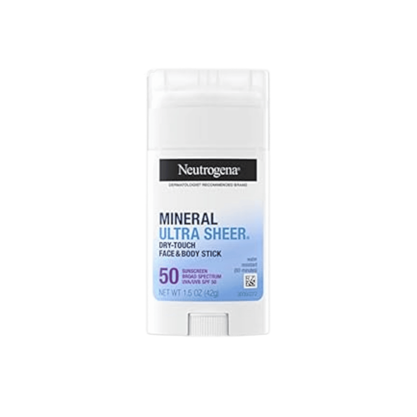 Neutrogena Ultra Sheer Dry-Touch SPF 50 Mineral Sunscreen Stick – lightweight, non-greasy sun protection for face & body at Skinstash.pk