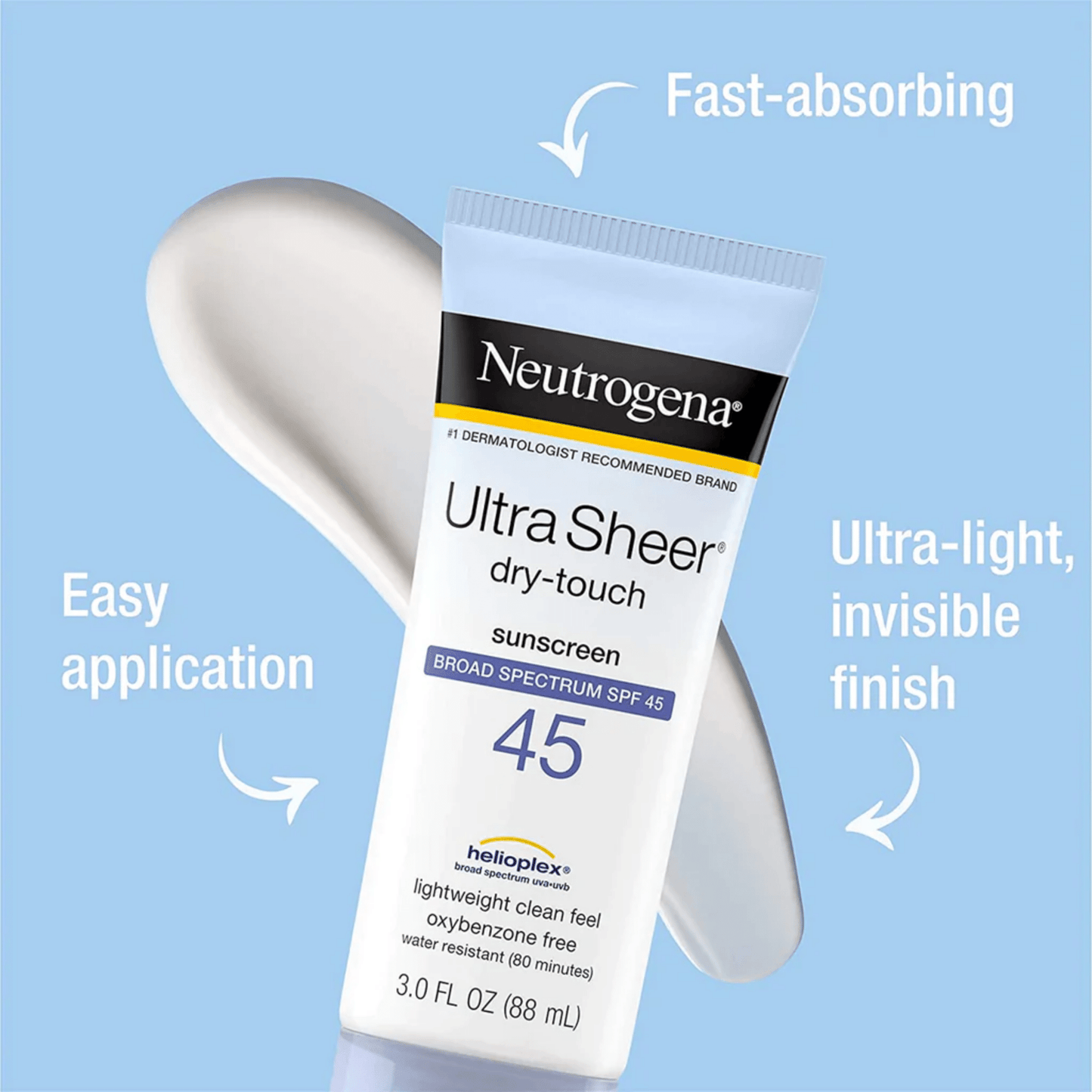 Neutrogena Ultra Sheer Dry-Touch Sunscreen SPF 45/55/70/60 (88/147ml)