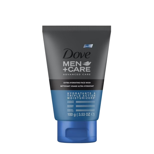Buy Dove Men+Care Advanced Care Extra Hydrating Face Wash (100g) Online In SkinStash!
