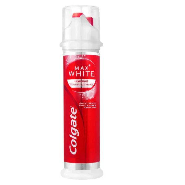 Colgate Max White Luminous Teeth Whitening Toothpaste Pump (100 ml)