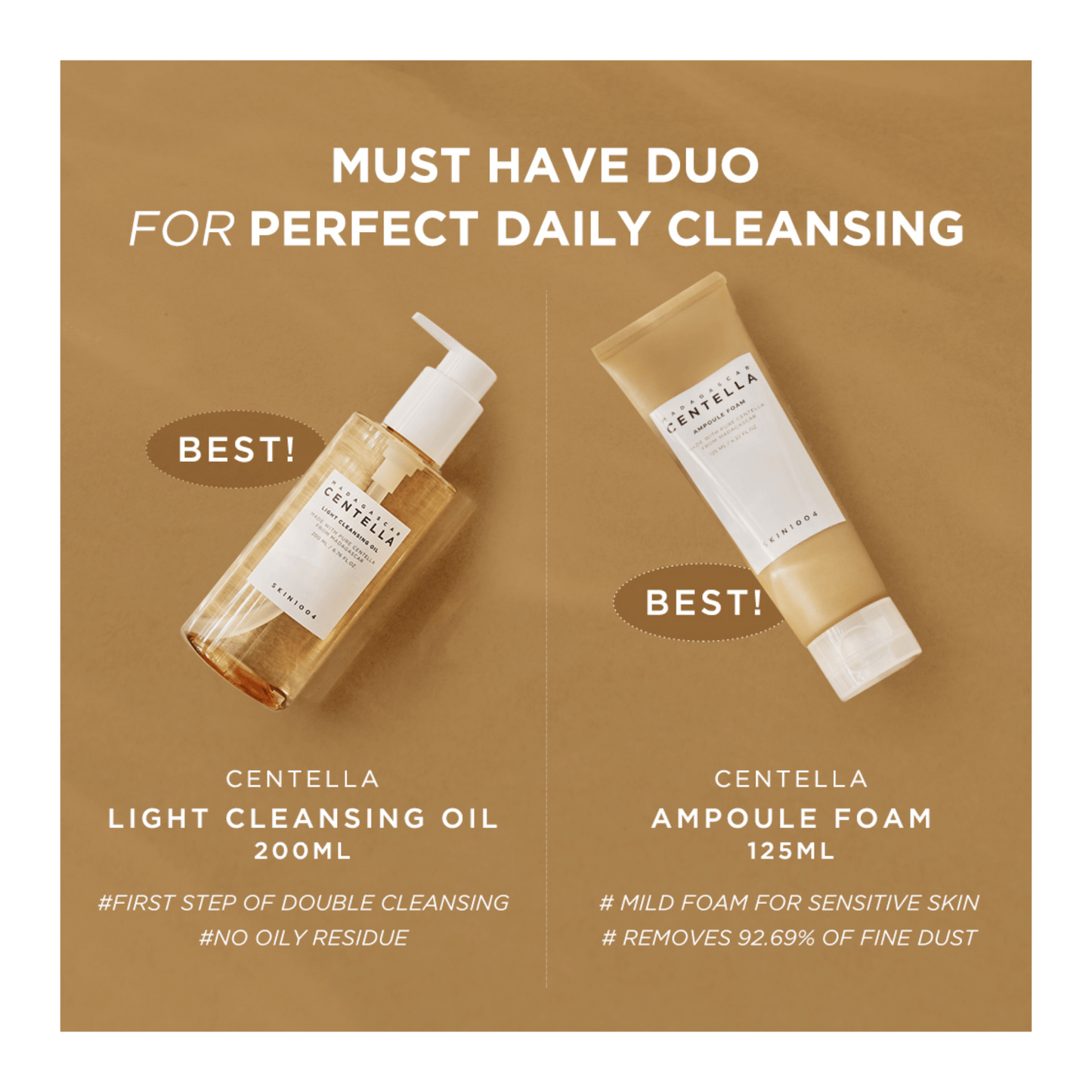 Best Madagascar Centella Double Cleansing Duo