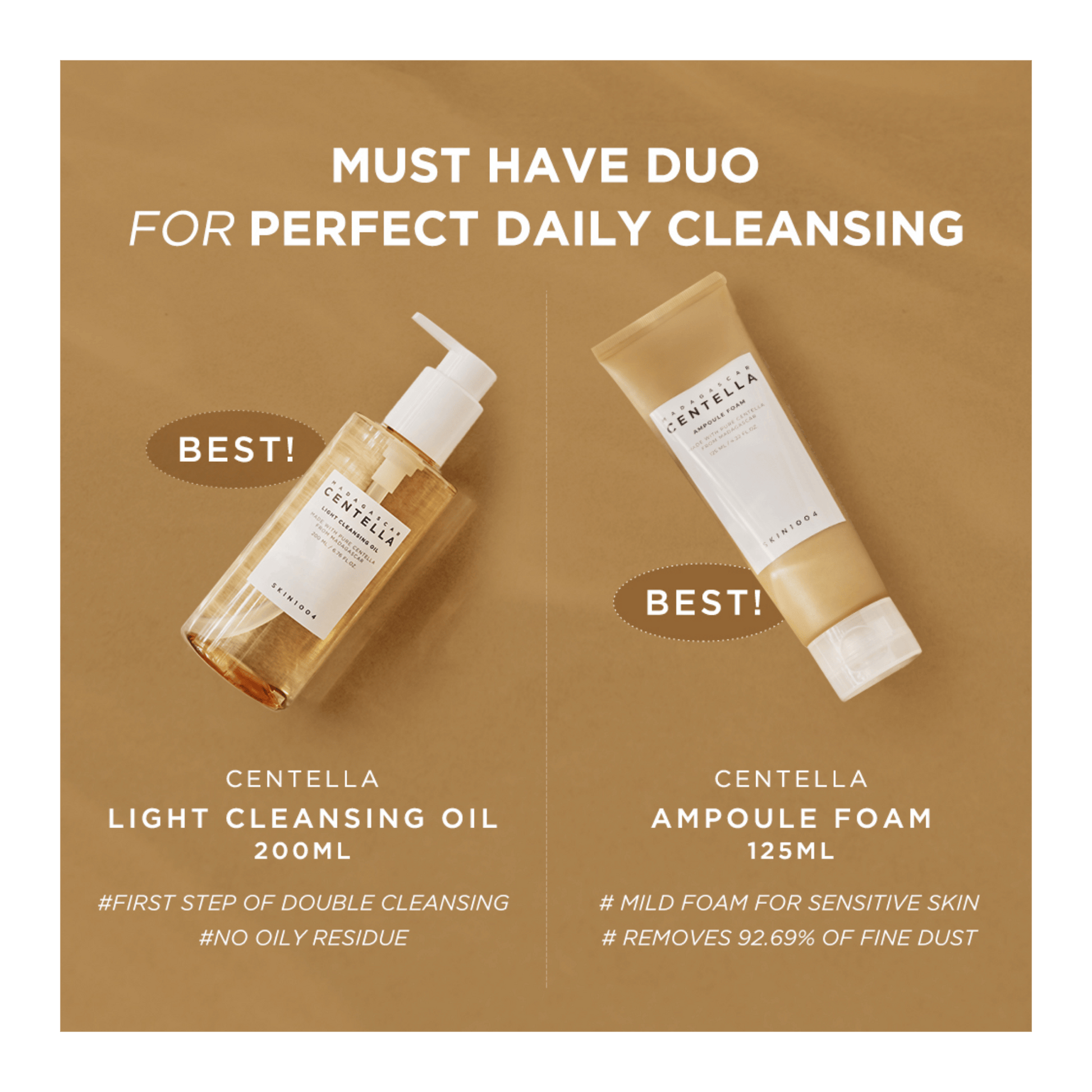 Best Madagascar Centella Double Cleansing Duo