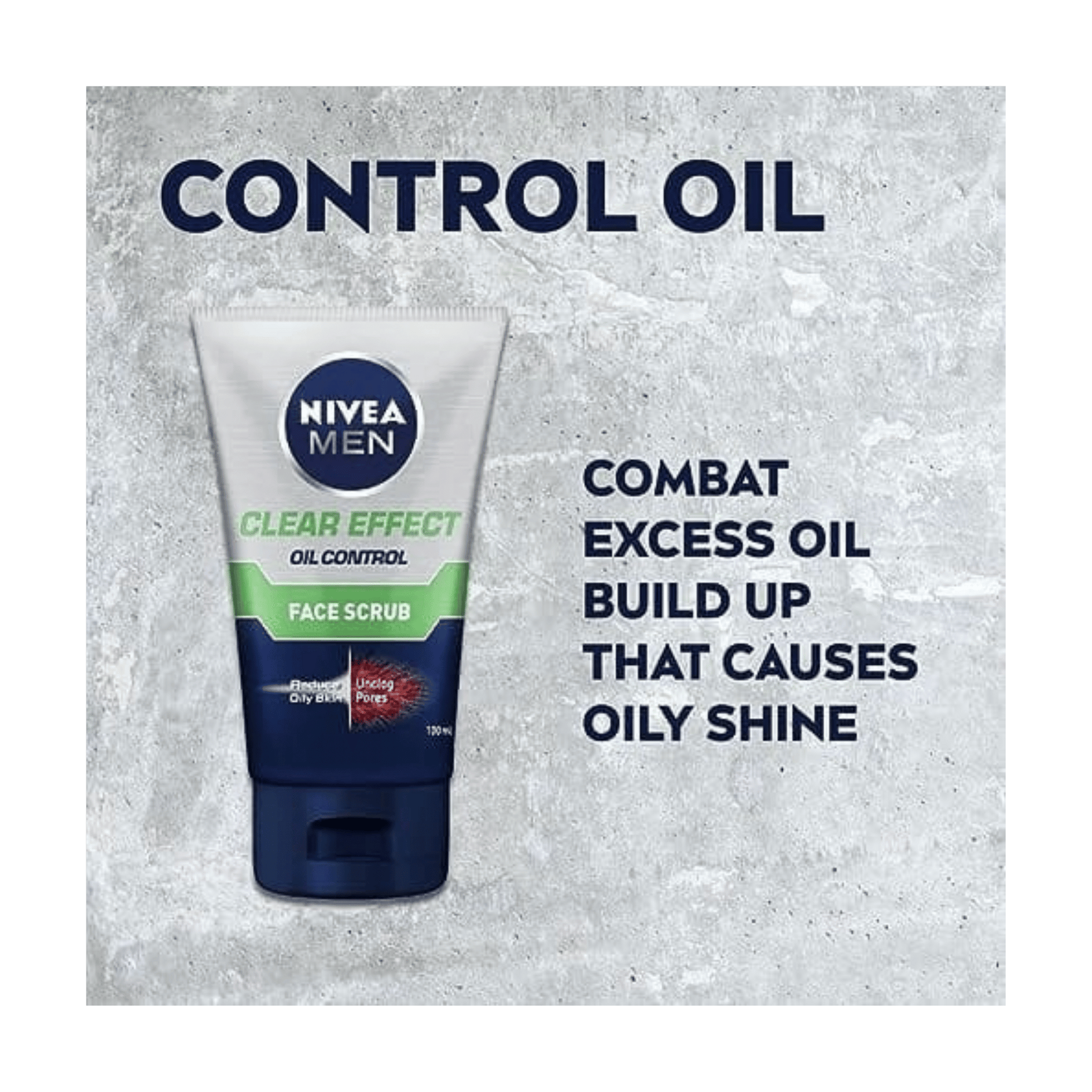 Impoted Nivea Men  Facial Scrub Clear Effect Anti Face scrub